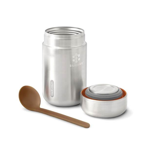 Obrázky: Termonádoba na potraviny 400ml Black+Blum,oranžová, Obrázek 4