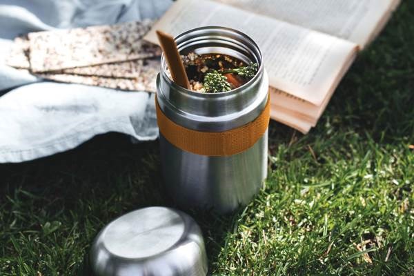 Obrázky: Termonádoba na potraviny 400ml Black+Blum,oranžová, Obrázek 6