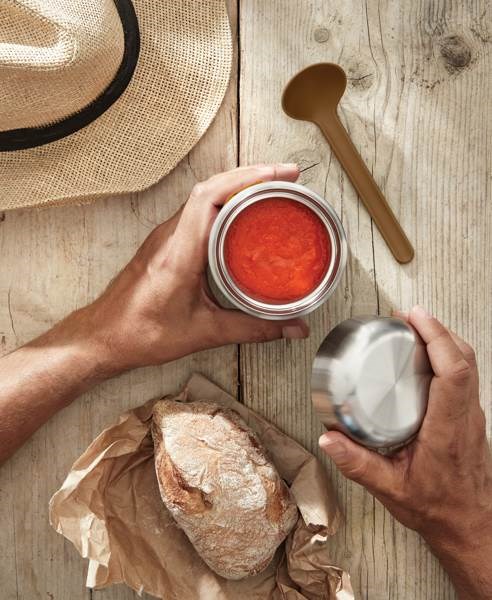 Obrázky: Termonádoba na potraviny 400ml Black+Blum,oranžová, Obrázek 7