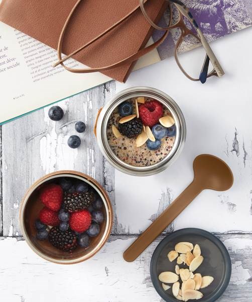 Obrázky: Termonádoba na potraviny 400ml Black+Blum,oranžová, Obrázek 8