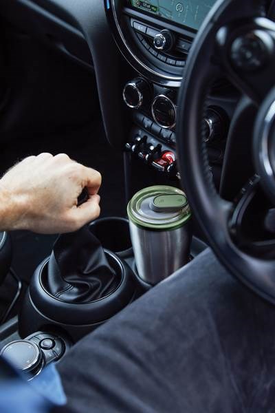 Obrázky: Nerezový termo hrnek 600ml Black+Blum, olivová, Obrázek 10