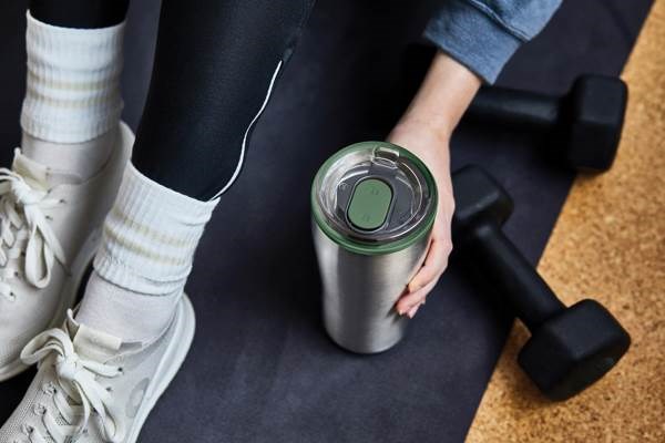 Obrázky: Nerezový termo hrnek 600ml Black+Blum, olivová, Obrázek 14