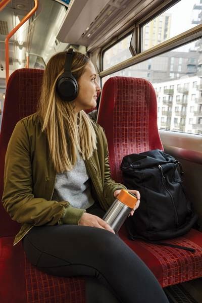 Obrázky: Nerezový termo hrnek 340ml Black+Blum, oranžová, Obrázek 8