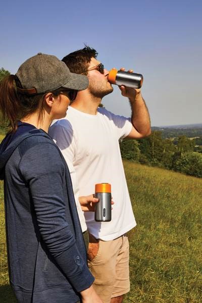 Obrázky: Nerezový termo hrnek 340ml Black+Blum, oranžová, Obrázek 9