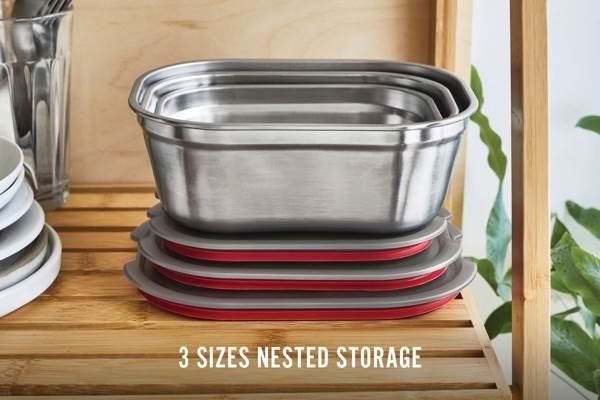 Obrázky: Sada 3 nerez krabiček na jídlo Black+Blum, Obrázek 17