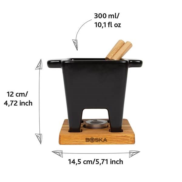 Obrázky: Fondue sada BOSKA Tapas Nero, Obrázek 3