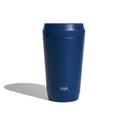 Obrázky: Modrý termohrnek Topl To Go 354 ml, RCS rec. ocel