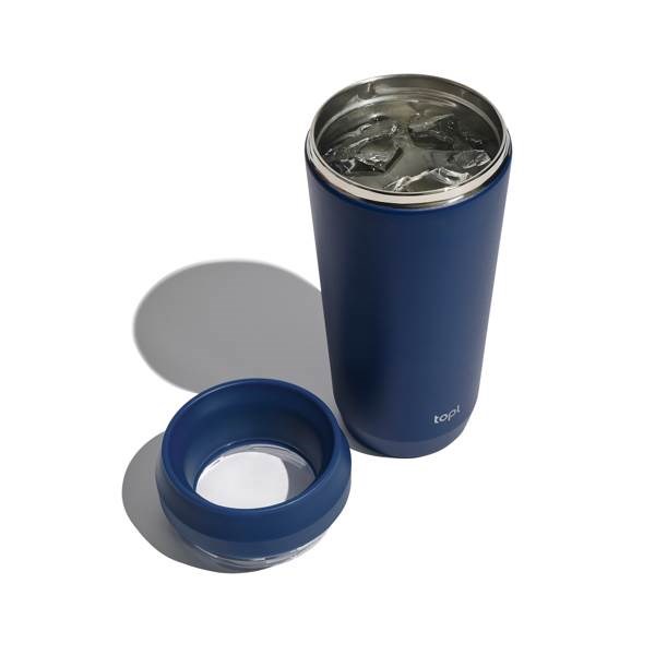 Obrázky: Modrý termohrnek Topl To Go 354 ml, RCS rec. ocel, Obrázek 2