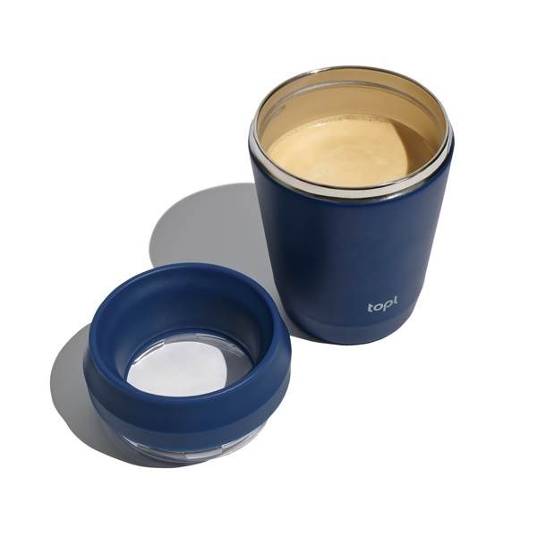 Obrázky: Modrý termohrnek Topl To Go 236 ml, RCS rec. ocel, Obrázek 2