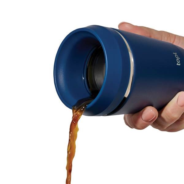 Obrázky: Modrý termohrnek Topl To Go 236 ml, RCS rec. ocel, Obrázek 3