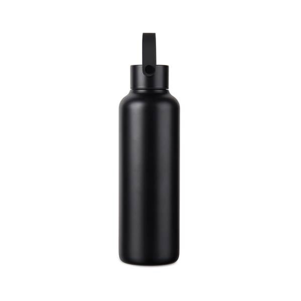 Obrázky: Termoska 600 ml z RCS recykl. oceli, černá, Obrázek 2