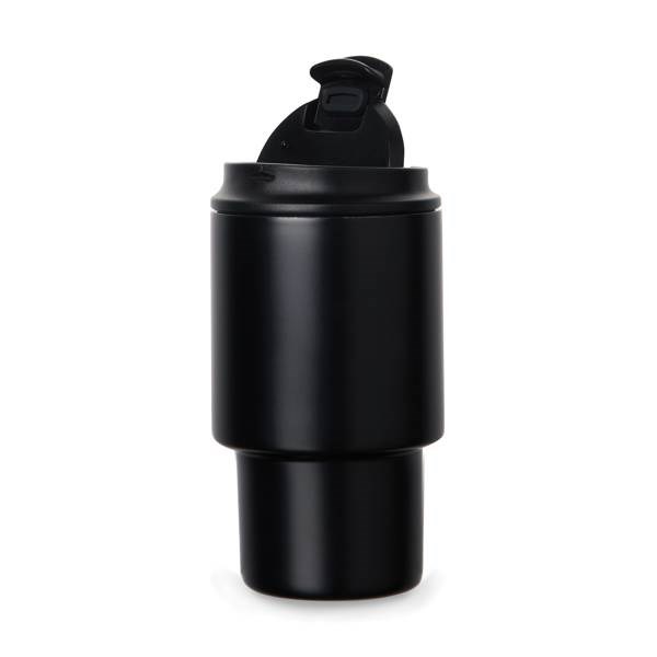 Obrázky: Termohrnek 350 ml recykl. nerez, černá, Obrázek 4