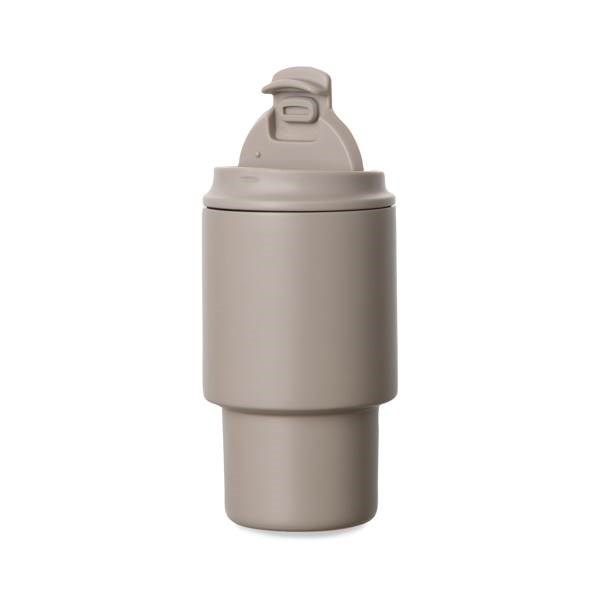 Obrázky: Termohrnek 350 ml recykl. nerez, béžová, Obrázek 3