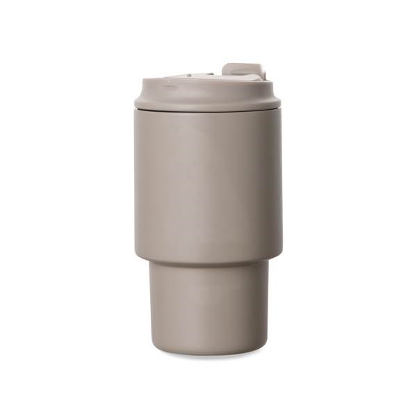 Obrázky: Termohrnek 350 ml recykl. nerez, béžová, Obrázek 4