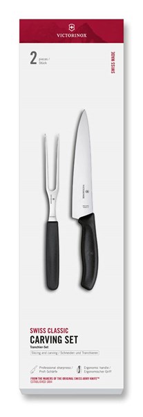 Obrázky: Dvoudílná porcov. sada-nůž a vidlička VICTORINOX, Obrázek 2