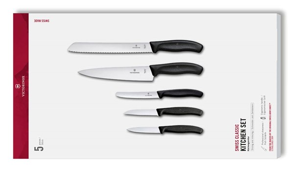 Obrázky: Pětidílná sada kuchyňských nožů VICTORINOX