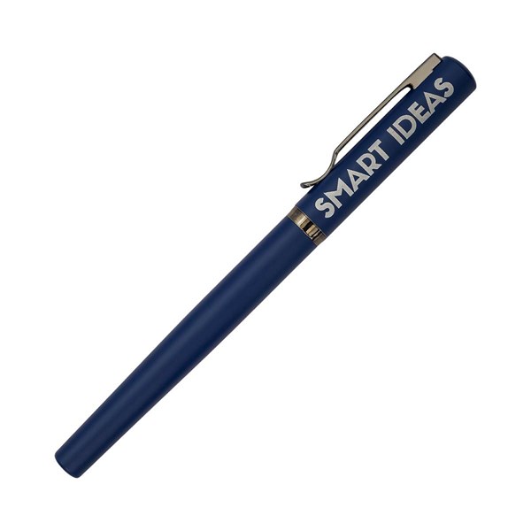 Obrázky: Dárková psací sada kul. pera a rolleru, modrá, Obrázek 4