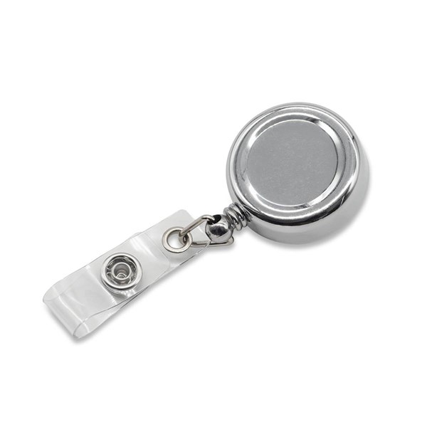 Obrázky: Stříbrný kovový roller s kolíčkem a navijákem, Obrázek 2