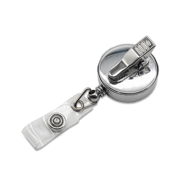 Obrázky: Stříbrný kovový roller s kolíčkem a navijákem, Obrázek 3