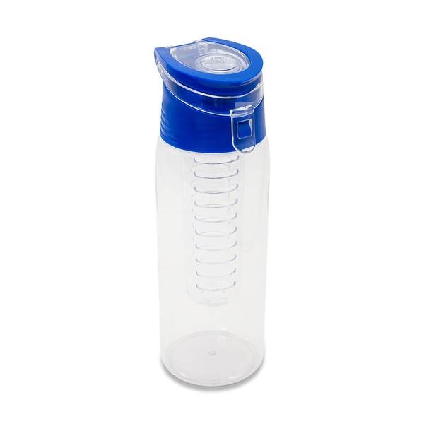 Obrázky: Tritanová láhev 700ml s infuzérem, modrá, Obrázek 2