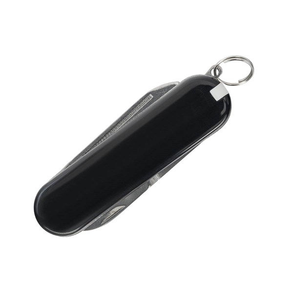 Obrázky: Černý kompaktní multifunkční kapesní nůž s nůžkami, Obrázek 4