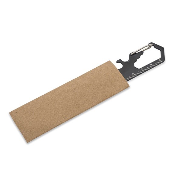 Obrázky: Kovové víceúčelové nářadí s karabinou černé, Obrázek 2