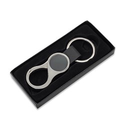 Zobrazit detaily pro Elegantní přívěsek z kovu a PU s karabinou Obrázky: Elegantní přívěsek z kovu a PU s karabinou