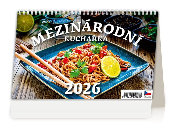 Obrázky: Stolní kalendář Mezinárodní kuchařka