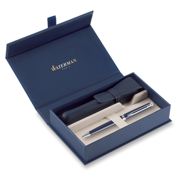 Obrázky: KP WATERMAN Hémisphére Core Blue CT+modré pouzdro