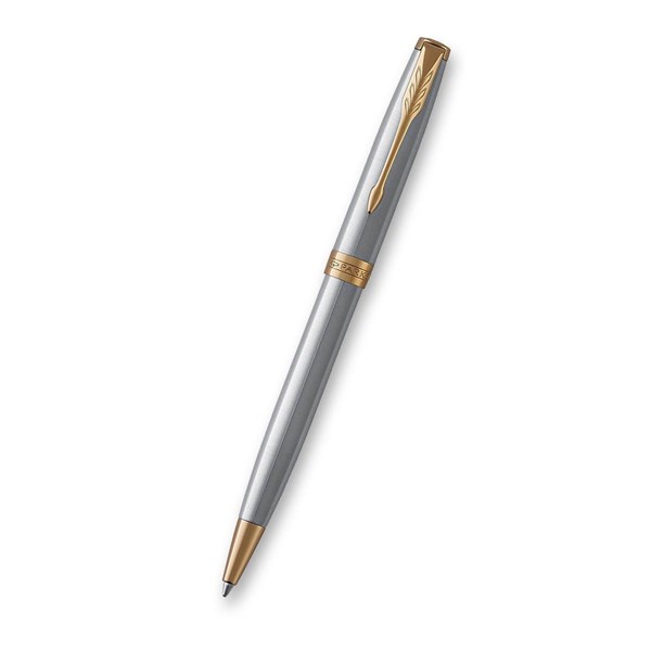 Obrázky: KP PARKER Sonnet St. Steel GT + černé kož. pouzdro, Obrázek 2