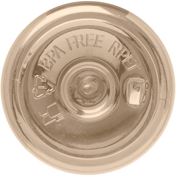 Obrázky: Béžová transp. 650ml láhev z recykl. plastu, Obrázek 3