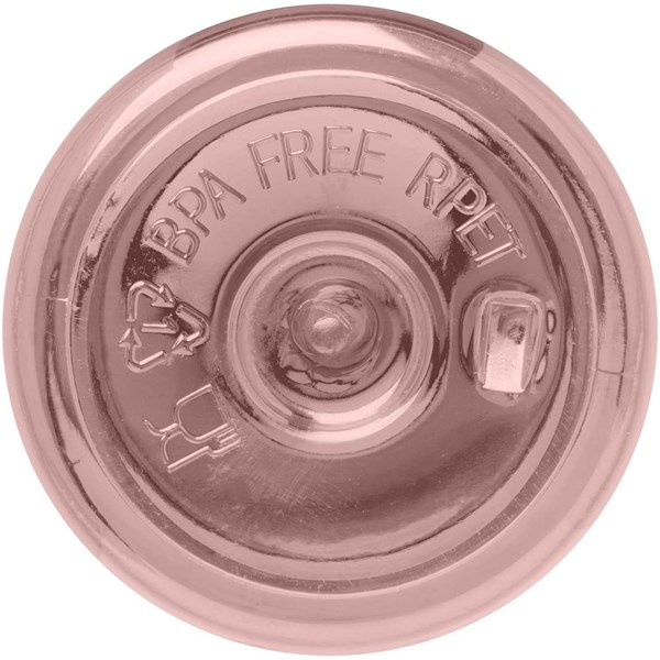 Obrázky: Růžová transp. 650ml láhev z recykl. plastu, Obrázek 3