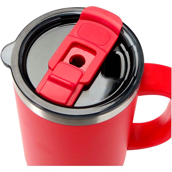 Obrázky: Červený 1200ml RCS měděný vakuov. hrnek s brčkem, Obrázek 2