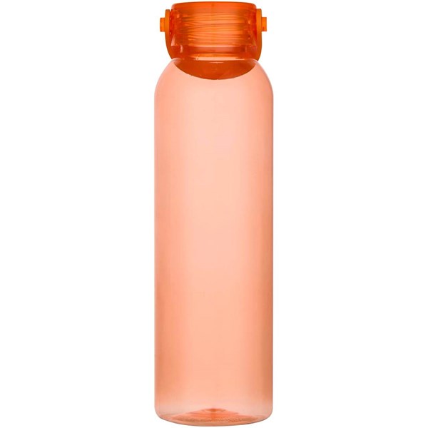 Obrázky: Láhev 630ml-rec. plast, silik. ucho, tr. oranžová, Obrázek 3