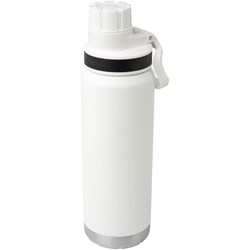 Obrázky: Nerez láhev na vodu 700ml, vakuov. izol., bílá