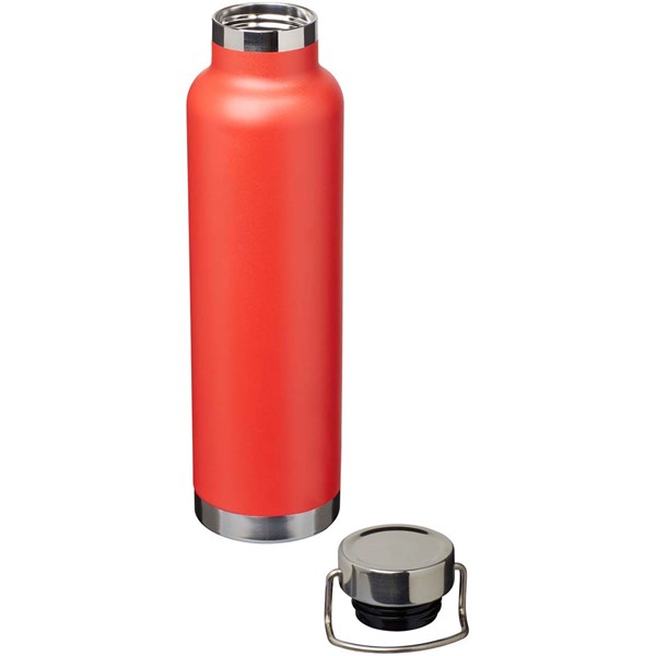 Obrázky: Nerez láhev 650ml , měď. vakuov. izol, červená, Obrázek 3