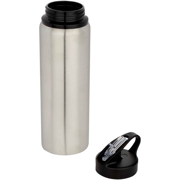 Obrázky: Šedá 800ml láhev na vodu z recykl.oceli, Obrázek 3