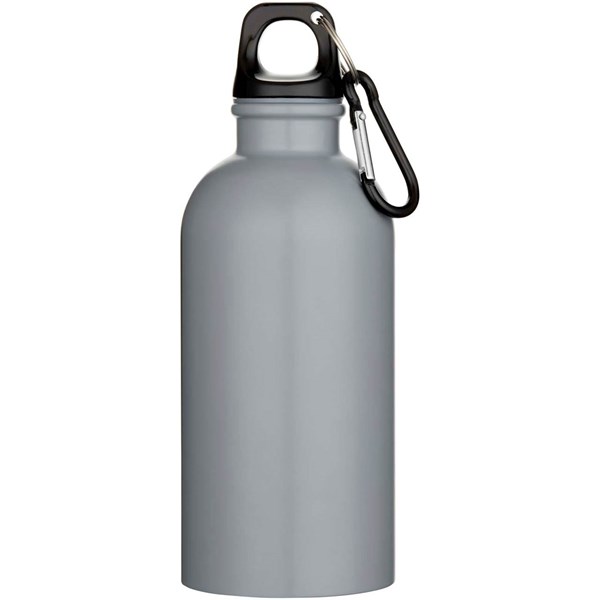 Obrázky: Šedá láhev z nerez oceli 400ml s karabinou RSC, Obrázek 3