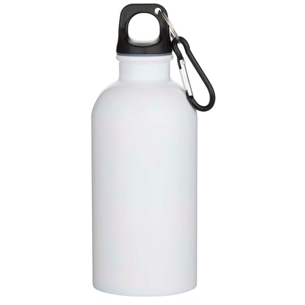 Obrázky: Bílá láhev z nerez oceli 400ml s karab. pro sublim., Obrázek 3