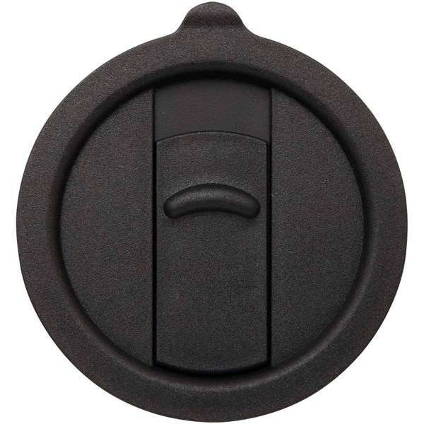 Obrázky: Černý keramický hrnek 450 ml s plastovým víkem, Obrázek 3