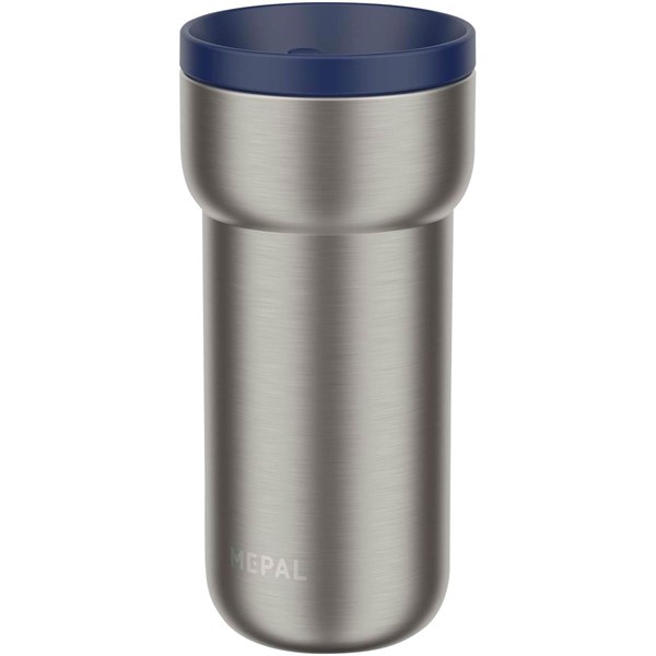 Obrázky: Nerez 375ml termohrnek, modré víčko