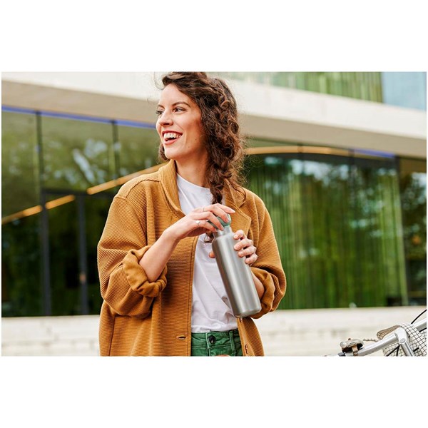 Obrázky: Nerez termoláhev 500ml na vodu, modré víčko, Obrázek 4