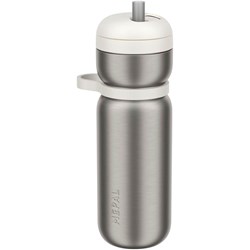 Zobrazit detaily pro Sportovní nerez termoláhev 600ml, bílé doplňky Obrázky: Sportovní nerez termoláhev 600ml, bílé doplňky