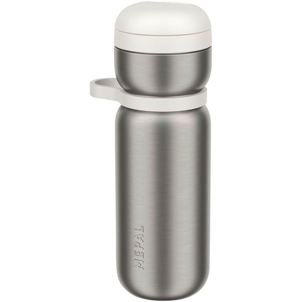 Obrázky: Sportovní nerez termoláhev 600ml, bílé doplňky, Obrázek 3