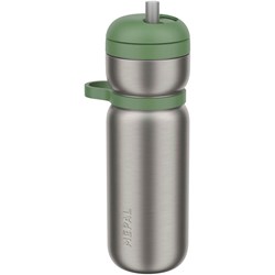 Zobrazit detaily pro Sportovní nerez termoláhev 600ml, zelené doplňky Obrázky: Sportovní nerez termoláhev 600ml, zelené doplňky