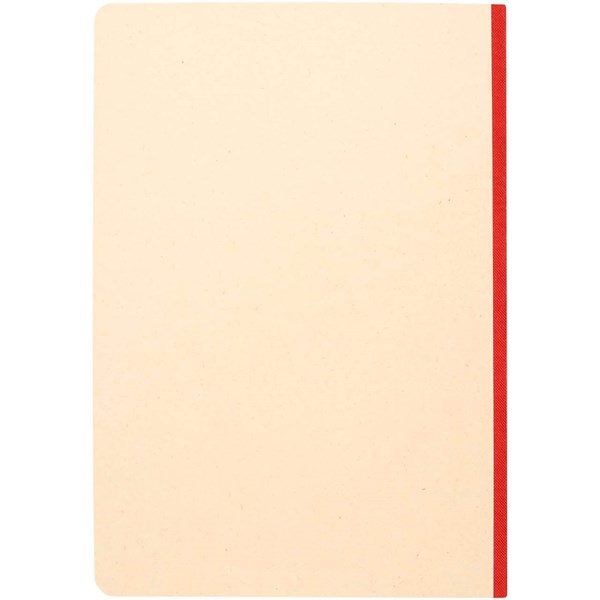 Obrázky: Zápisník A5 s měkkou obálkou RPET, červená, Obrázek 2