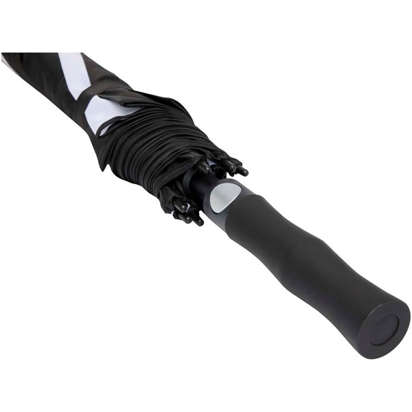 Obrázky: Větruodolný golfový deštník s aut. otevíráním, bílý, Obrázek 4