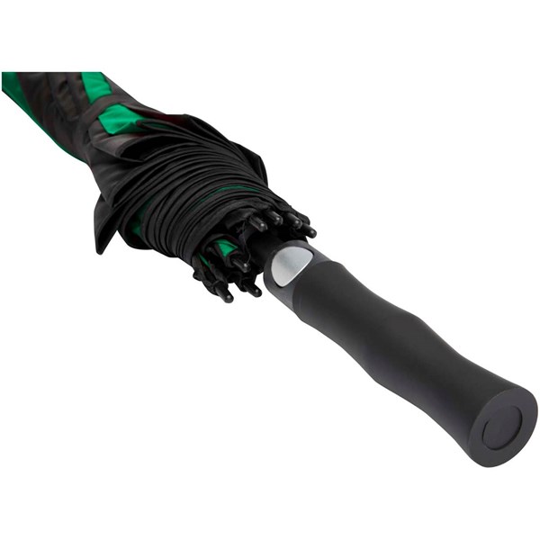 Obrázky: Větruodolný golfový deštník s aut. otev., zelený, Obrázek 4