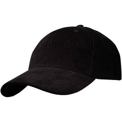 Zobrazit detaily pro 6panel. manšestrová recykl. kšiltovka, černá Obrázky: 6panel. manšestrová recykl. kšiltovka, černá