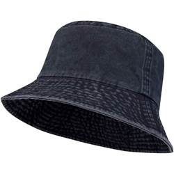 Obrázky: Bavl. sluneční klobouk-sepraný design, nám. modrá